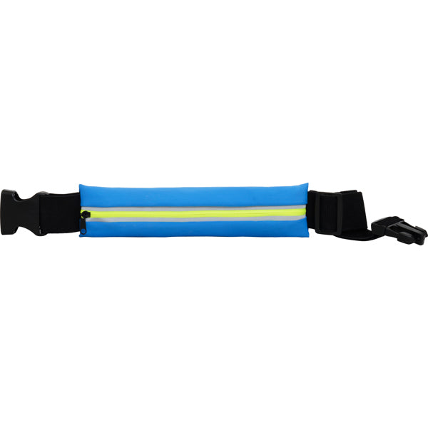 Stamina MARATHON Polyester and elastane running belt in royal blue/fluor yellow - promotional merchandise printed with your