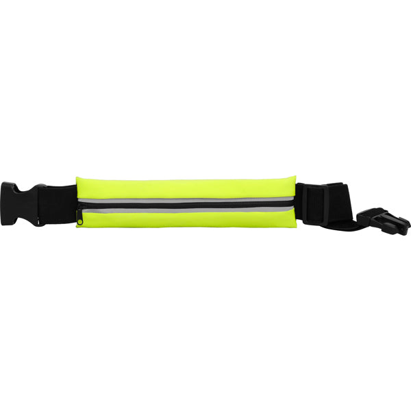 Stamina MARATHON Polyester and elastane running belt in fluor yellow/black - promotional merchandise printed with your