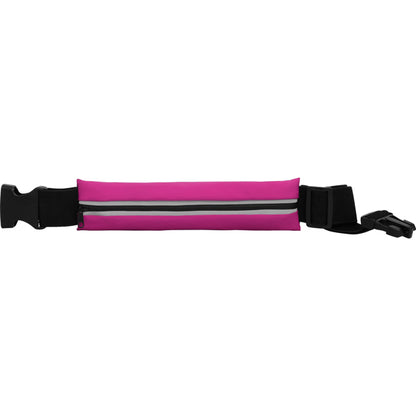 Stamina MARATHON Polyester and elastane running belt in rosette/black - promotional merchandise printed with your company