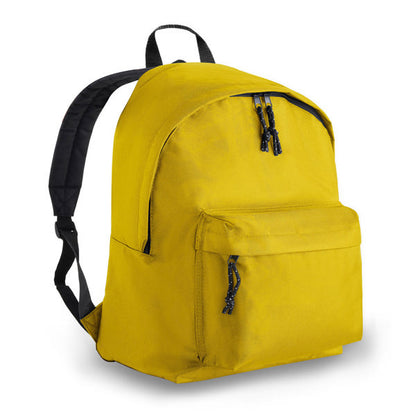 Stamina MARABU 900D polyester backpack in black - promotional merchandise printed with your company logo