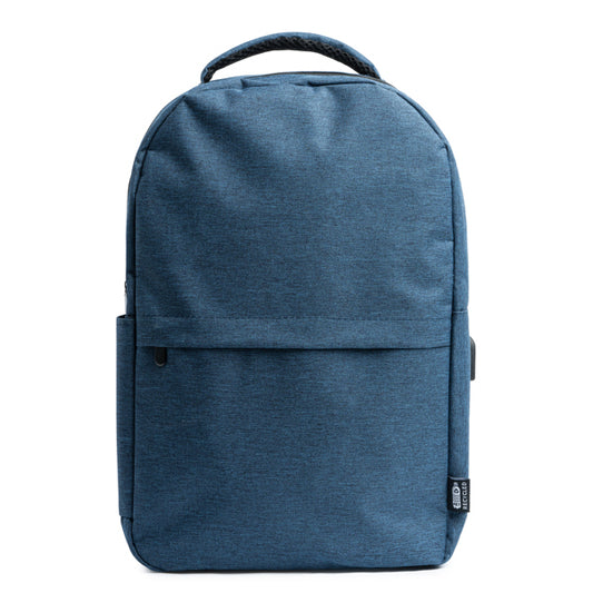 Stamina GREGOR Recycled RPET polyester backpack in royal blue - promotional merchandise printed with your company logo