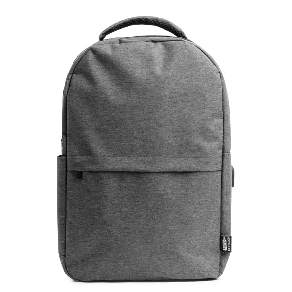 GREGOR - RPET 600D polyester backpack in heather finish