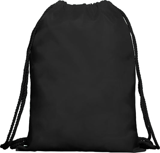 Stamina KAGU All-purpose drawstring bag in black - promotional merchandise printed with your company logo