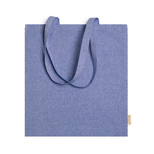 RIVOLI - 100% recycled cotton bag in heather finish with 70 cm long…