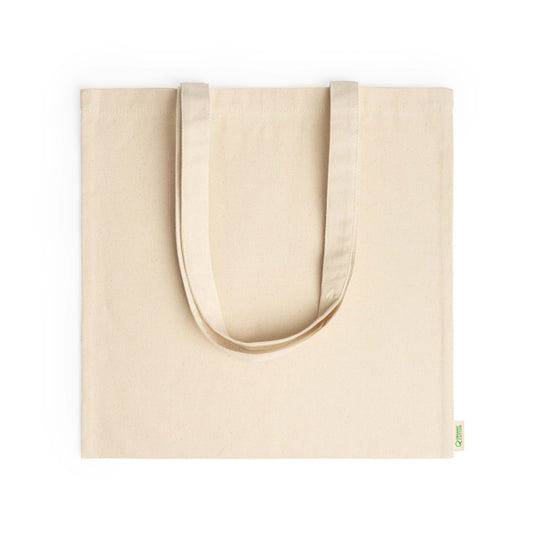 GRETA - 100% organic cotton bag with practical 70 cm long handles
