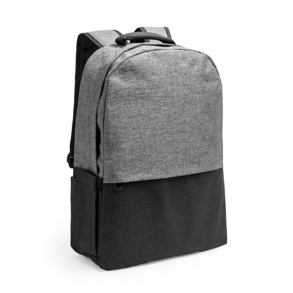 SIDNEY - 600D RPET polyester backpack in heather design