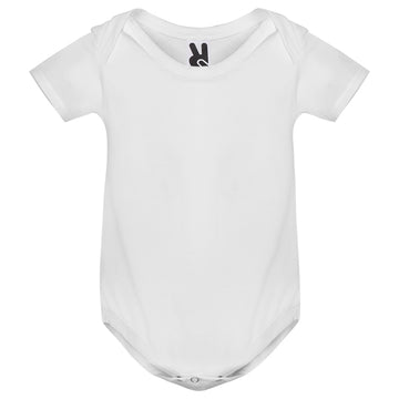 ROLY HONEY Baby baby bodysuit in white - promotional clothing printed with your company logo