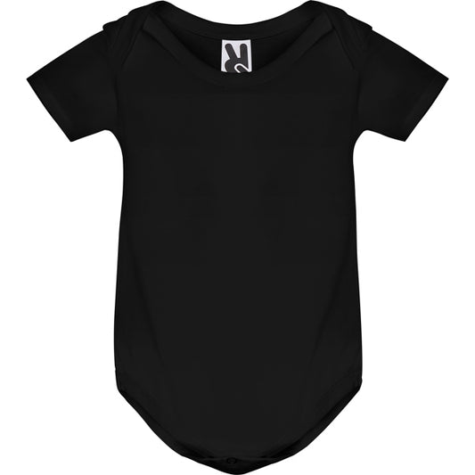 ROLY HONEY Baby baby bodysuit in black - promotional clothing printed with your company logo
