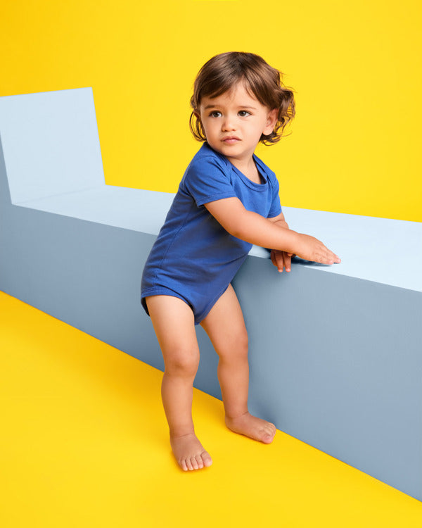 ROLY HONEY Baby baby bodysuit in white - promotional clothing printed with your company logo