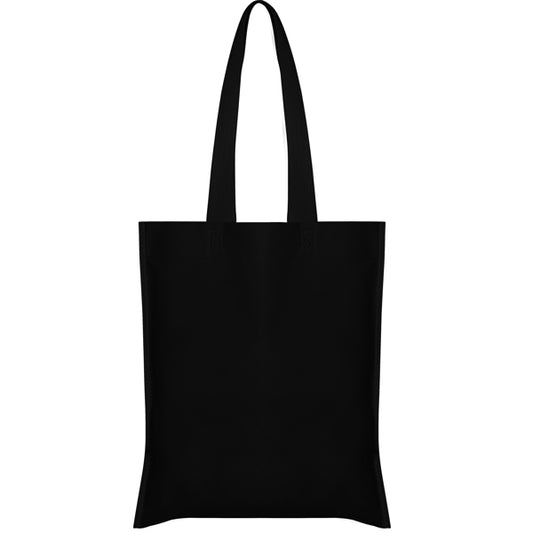 Stamina CREST Non-woven polypropylene tote bag in black - promotional merchandise printed with your company logo
