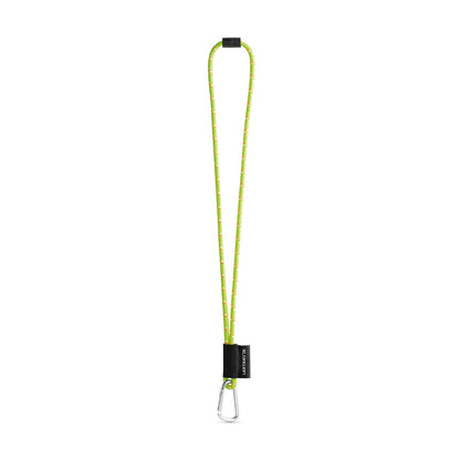 SET Lanyard NAUTIC Long (Ø 7 mm) with D-shape carabiner 55 mm and safety lock Ø 7 mm promotional lanyard in hexachrome