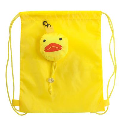 FOLDABLE ELANIO - Foldable drawstring bag in 190T soft polyester for children
