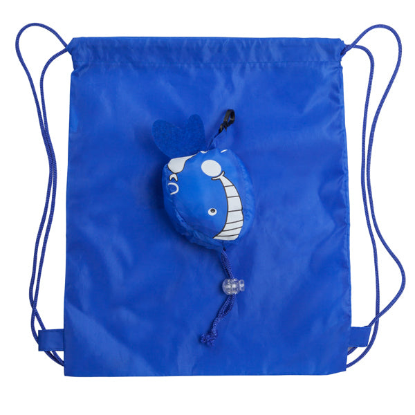 FOLDABLE ELANIO - Foldable drawstring bag in 190T soft polyester for children