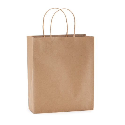 ARCE - 110 gsm paper bag in natural finish, with reinforced short…
