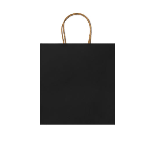 Stamina HAYA Gsm paper tote bag in black - promotional merchandise printed with your company logo