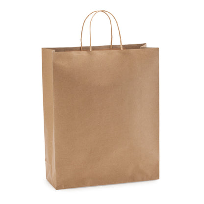ROBLE - 110 gsm paper bag in natural finish, with reinforced short…