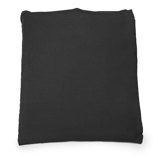 Stamina PANTALA 190T recycled polyester (RPET) shopping bag in black - promotional merchandise printed with your company logo