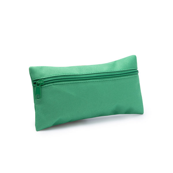 Stamina COLINA 600D polyester and metal case in white - promotional merchandise printed with your company logo
