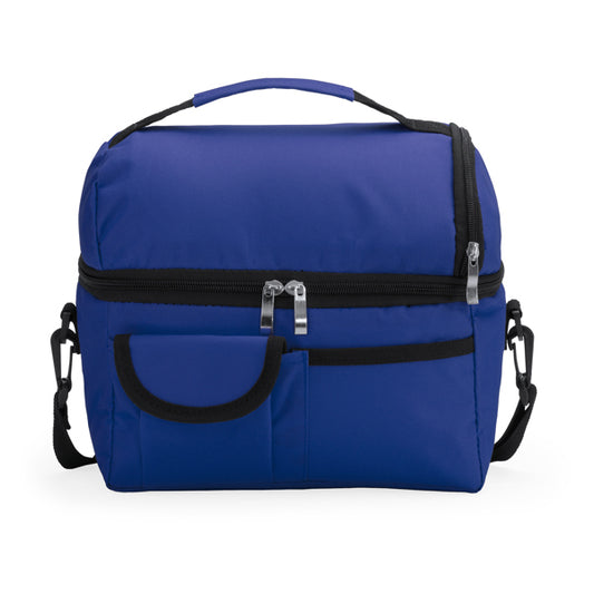 Stamina GRULLA 600D polyester cooler bag in royal blue - promotional merchandise printed with your company logo