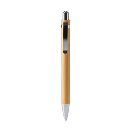 Stamina DAVOS Bamboo ball pen in beige - promotional merchandise printed with your company logo