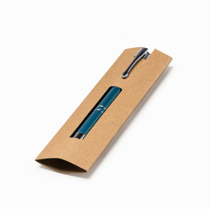 Stamina BURTON Cardboard ball pen in white - promotional merchandise printed with your company logo