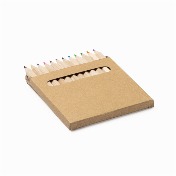 Stamina KOEL Wood writing set in beige - promotional merchandise printed with your company logo