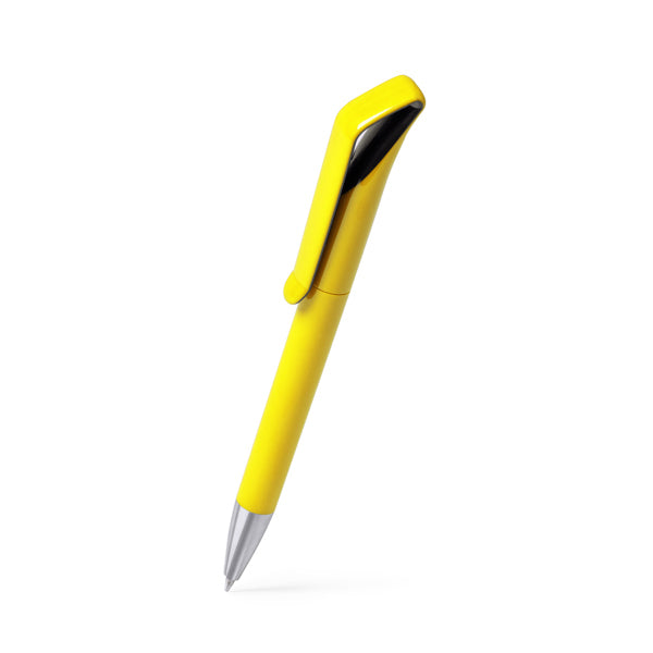Stamina IRATI ABS pen in black/white - promotional merchandise printed with your company logo