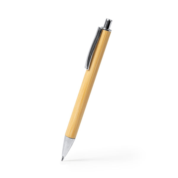 Stamina TUCUMA Bamboo and plastic pen in beige - promotional merchandise printed with your company logo