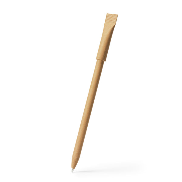 Stamina LIANDE Recycled cardboard pen in beige - promotional merchandise printed with your company logo