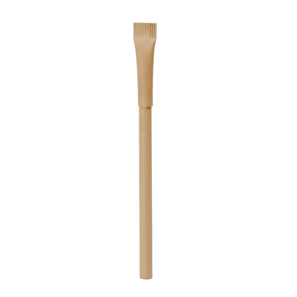 Stamina LIANDE Recycled cardboard pen in beige - promotional merchandise printed with your company logo