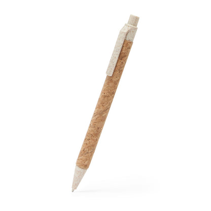 Stamina COMPER Cork and wheat fibre pen in black - promotional merchandise printed with your company logo