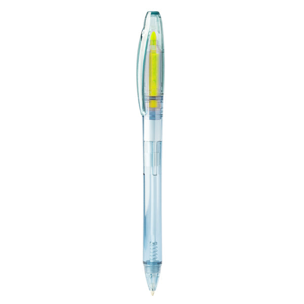 Stamina ARASHI RPET plastic pen in yellow - promotional merchandise printed with your company logo