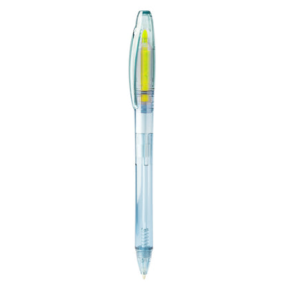 Stamina ARASHI RPET plastic pen in yellow - promotional merchandise printed with your company logo
