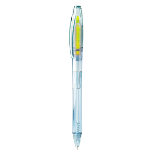 Stamina ARASHI RPET plastic pen in yellow - promotional merchandise printed with your company logo