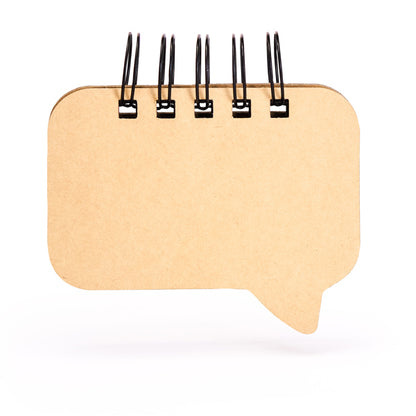 Stamina ANFI Recycled cardboard and paper notebook in beige - promotional merchandise printed with your company logo