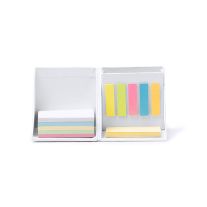 Stamina DIMAS Paper desk set in white - promotional merchandise printed with your company logo