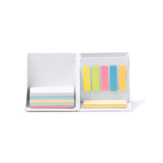 Stamina DIMAS Paper desk set in white - promotional merchandise printed with your company logo