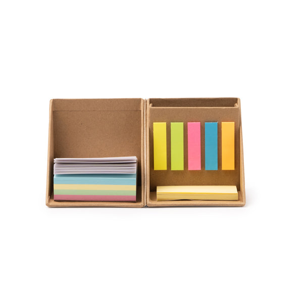 Stamina DIMAS Paper desk set in beige - promotional merchandise printed with your company logo