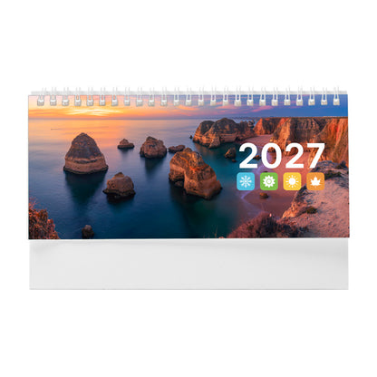 Stamina FLINT Paper calendar in white - promotional merchandise printed with your company logo