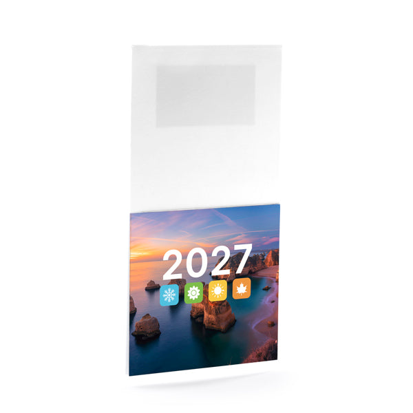 Stamina GLEN Paper calendar in white - promotional merchandise printed with your company logo