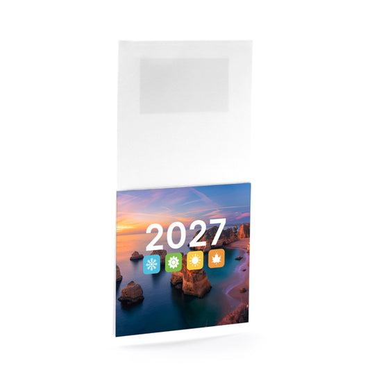 Stamina GLEN Paper calendar in white - promotional merchandise printed with your company logo