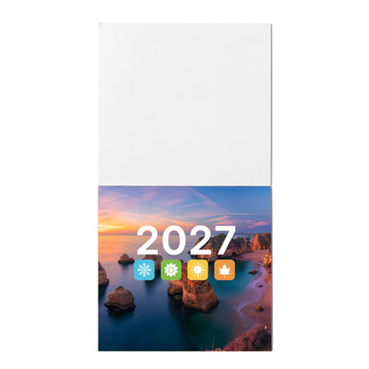 Stamina GLEN Paper calendar in white - promotional merchandise printed with your company logo