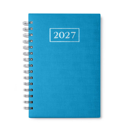 Stamina HERA PU and paper diary A5 in light royal - promotional merchandise printed with your company logo
