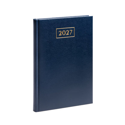 Stamina SELKIS PU leather and paper diary in black - promotional merchandise printed with your company logo