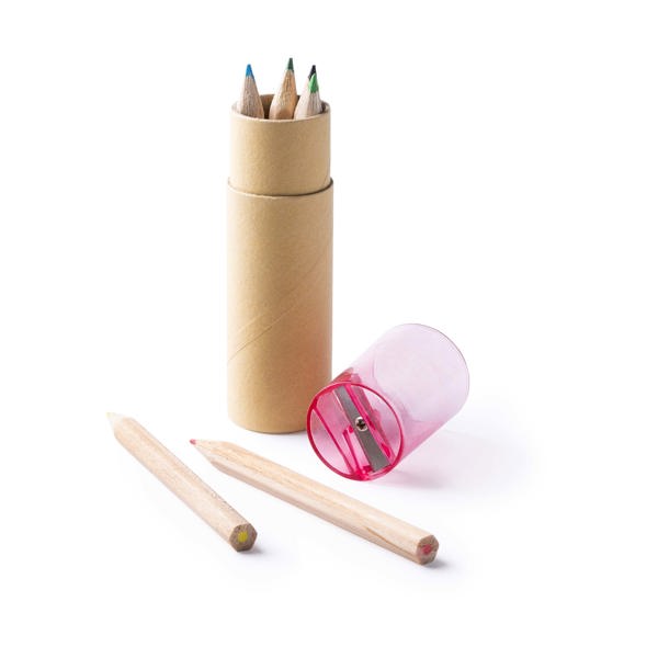 Stamina MABEL Recycled cardboard writing set in yellow - promotional merchandise printed with your company logo