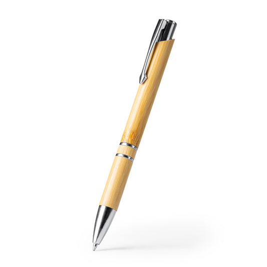 Stamina BESKY Bamboo ball pen in beige - promotional merchandise printed with your company logo