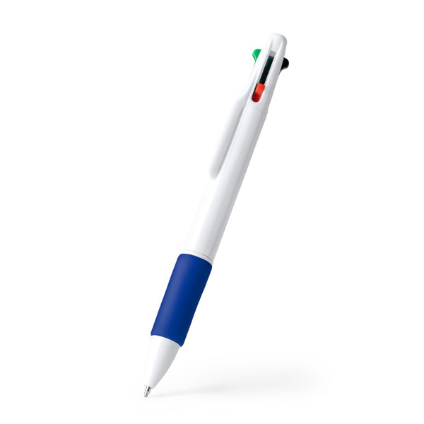 Stamina KUNOY Promotional retractable 4-ink ball pen in black - promotional merchandise printed with your company logo