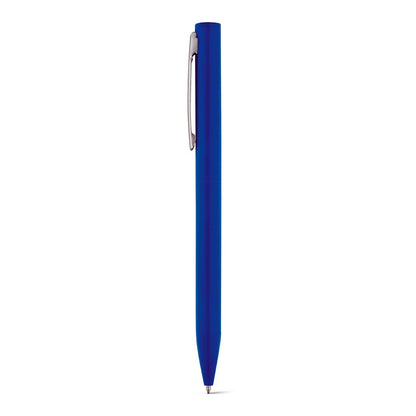 WASS promotional pen in blue with custom logo branding