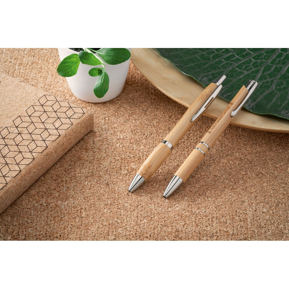 NICOLE promotional pen with custom logo branding