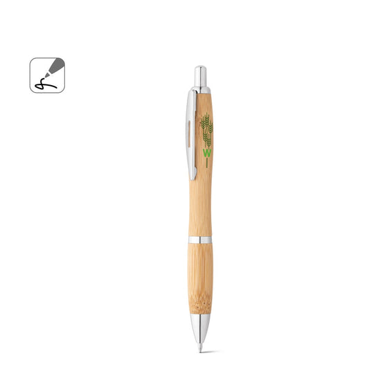 NICOLE promotional pen (complete set view) with custom logo branding